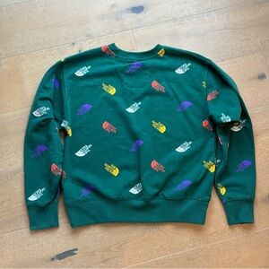 Green Patterned Men's Sweater